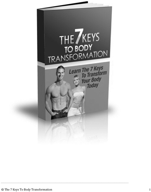 Product picture 7 Keys to fitness